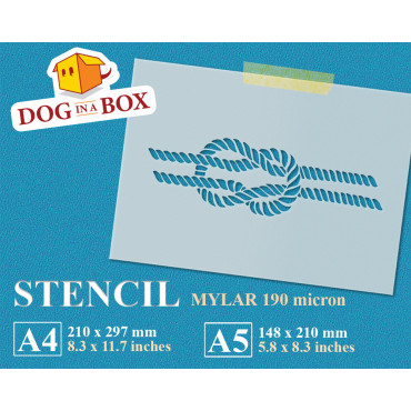 Stencil Corda annodata n.1...