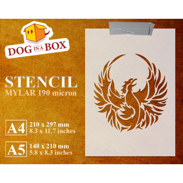 Phoenix-Schablone Nr. 3 -...