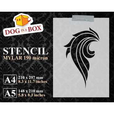 Pochoir aile d'ange simple...