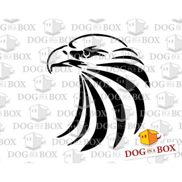 Eagle stencil n.2 - Reusable America stencil for wood signs, flags or fabrics.