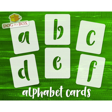 Alphabet stencils font n.15...