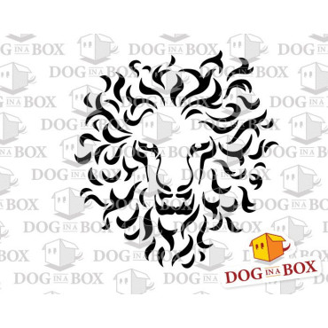 Tribal Lion stencil - Reusable Lion stencil for fabrics, wood signs and walls.