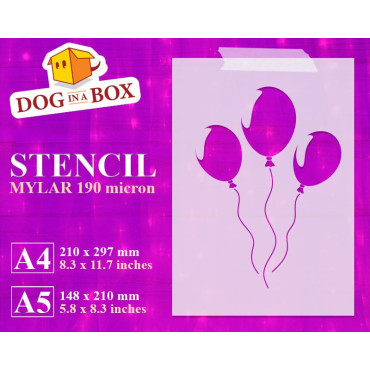 Stencil di palloncini -...