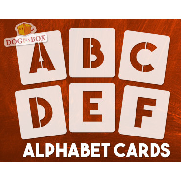 Alphabet stencils font n.17...