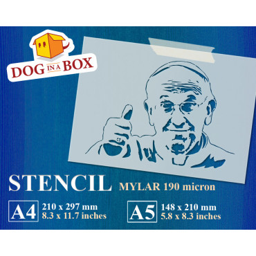 Stencil di Papa Francesco -...