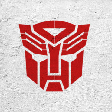 Transformers Autobot stencil n.1 - Movies stencils and Toy stencils