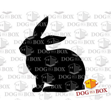 Bunny stencil - Reusable farm stencil for wood signs, walls or fabrics.