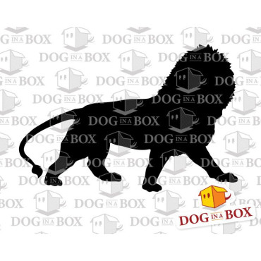 Lion stencil n.3 - Reusable african animals stencil for wood signs, walls or fabrics.