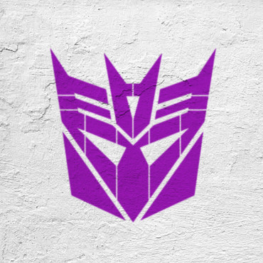 Transformers Decepticons stencil n.2 - Movies stencils and Toy stencils