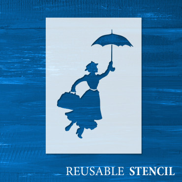 Stencil Mary Poppins n.2 -...