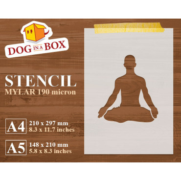 Yoga-Schablone Nr. 1 -...