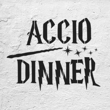 Harry Potter stencil n.1 - Magic spell stencil for geek and nursery decor