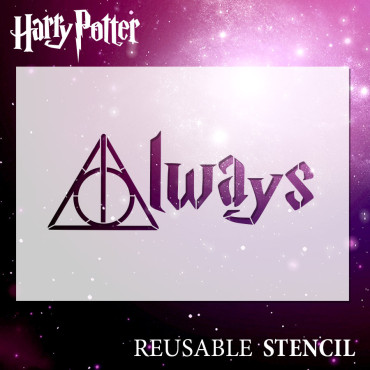Harry Potter stencil n.3 - Magic stencil for nursery and kids rooms