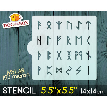 Pochoir Runes - Pochoir...