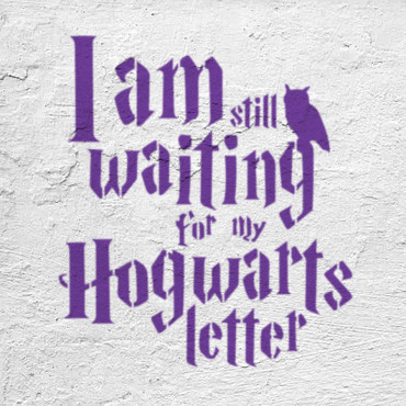 Harry Potter stencil n.11 - Funny magic stencil for nursery decor and nerd clubs