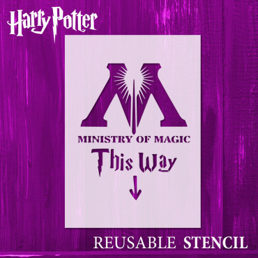 Harry Potter pochoir n.13 -...