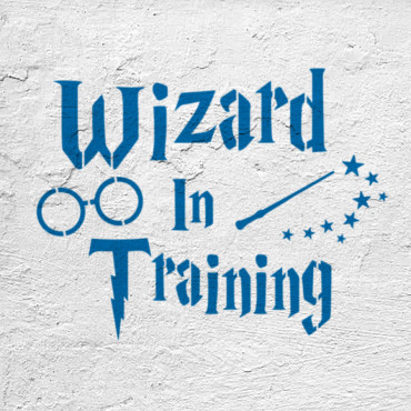 Harry Potter stencil n.16 - Reusable funny magic spell stencil for painting