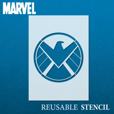 Superhero stencil n.8 - Reusable sci-fi tv series stencil for painting.