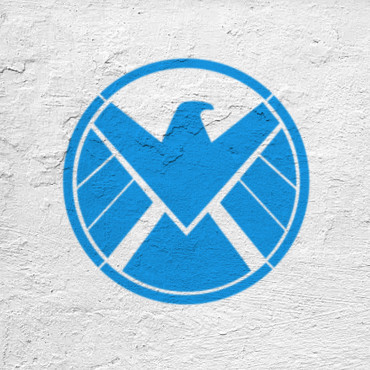 Superhero stencil n.8 - Reusable sci-fi tv series stencil for painting.