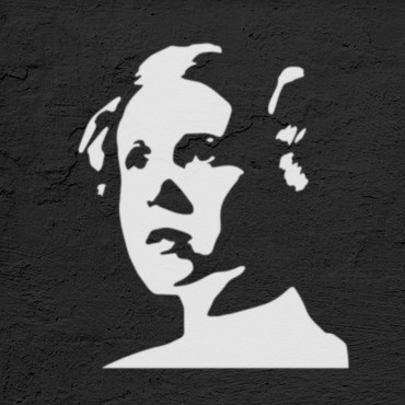 Star Wars stencil n.18 - Movie Princess Leia stencil.
