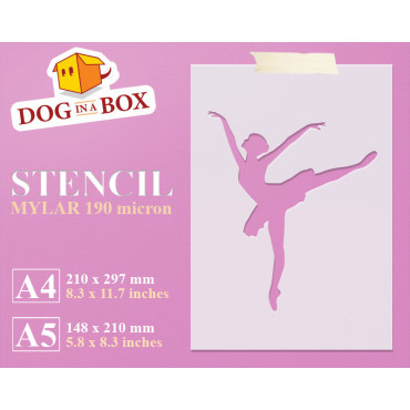 Pochoir ballerine n.5 -...