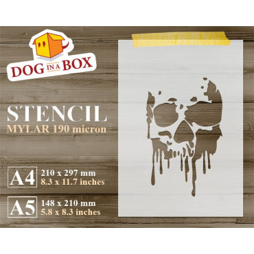 Stencil teschio n.1 -...