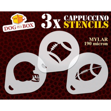 Stencil Football Americano...