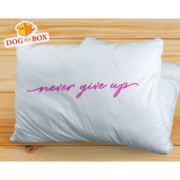 Never Give Up stencil - Reusable stencil for home decor. Motivational words stencil for wall painting