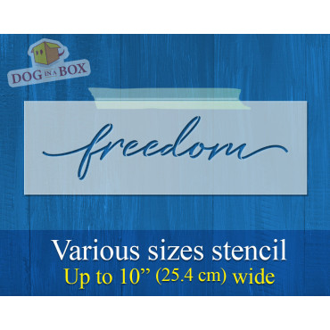 Stencil "freedom" - Stencil...