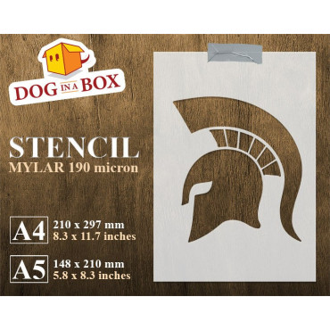 Spartan Helmet stencil n.3...