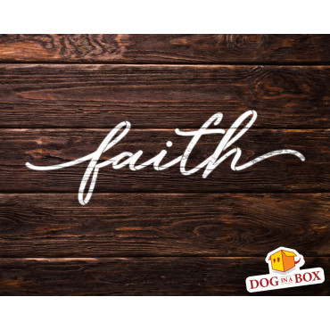 Faith stencil - Reusable stencil for home decor. Motivational words stencil for wall painting