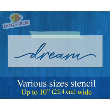 Stencil "dream" - Stencil...