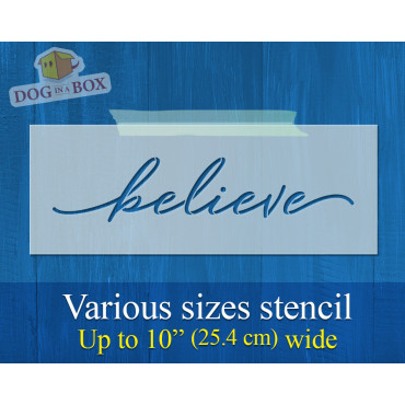 Believe Schablone -...