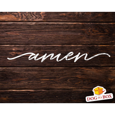 Amen stencil - Reusable stencil for home decor. Motivational words stencil for wall painting