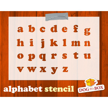 Stencil Alfabeto n.16 -...