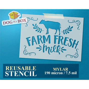 Pochoir Farm Fresh Milk n.3...