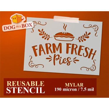 Stencil Farm Fresh Pies n.2...