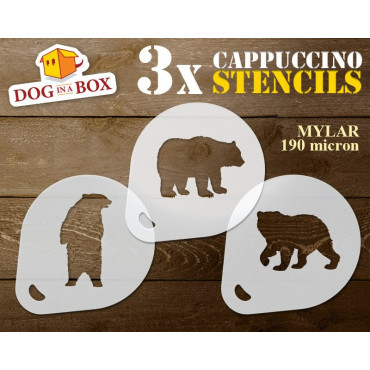 Ours pochoirs (lot de 3)...