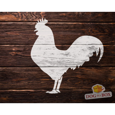 Rooster stencil - Reusable farm stencil for wood signs, walls or fabrics.