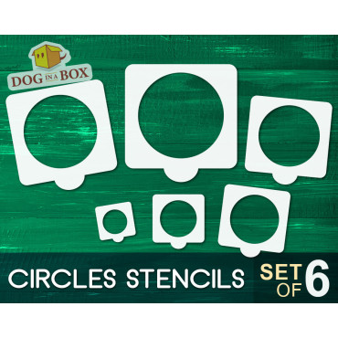 Pochoirs cercles - Ensemble...