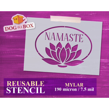 Stencil Namaste n.3 -...