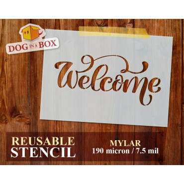 Welcome stencil n.4 -...