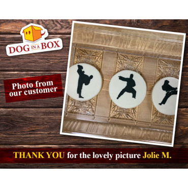 Pochoirs de karaté et de kung fuPochoirs de café, de cappuccino ou de peinture faciale