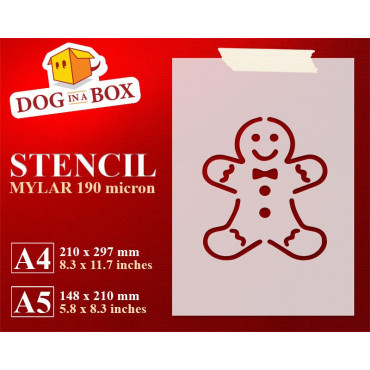 Lebkuchenmannschablone -...