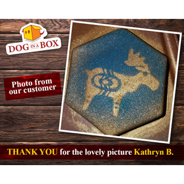 Kokopelli stencil n.3 - Reusable indian, native american stencils for wall and wood