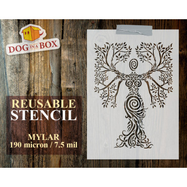 Frauenbaumschablone n.1 -...