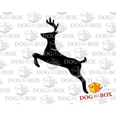 Christmas reindeer stencil - Reusable christmas stencil for wood signs, walls or fabrics.