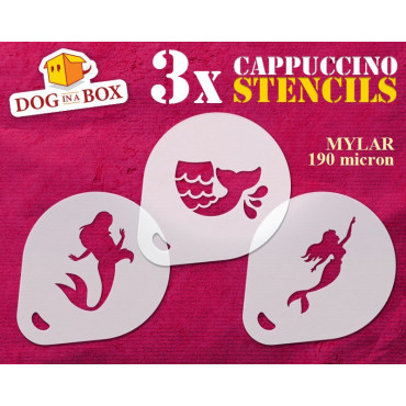 Mermaid stencils (set of 3)...