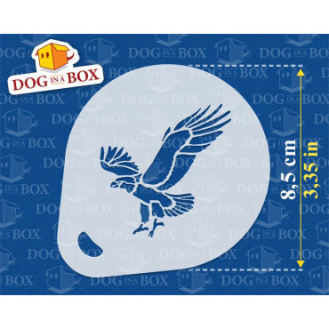 Pochoirs de l'armée américaine (lot de 3) pochoir de décoration de poudre de cacao Cappuccino et café - pochoirs de peinture de