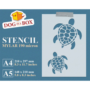 Pochoir tortues n.1 -...